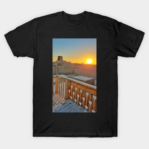 Old town on sunset, Khiva, Uzbekistan T-Shirt by Anastasia-03